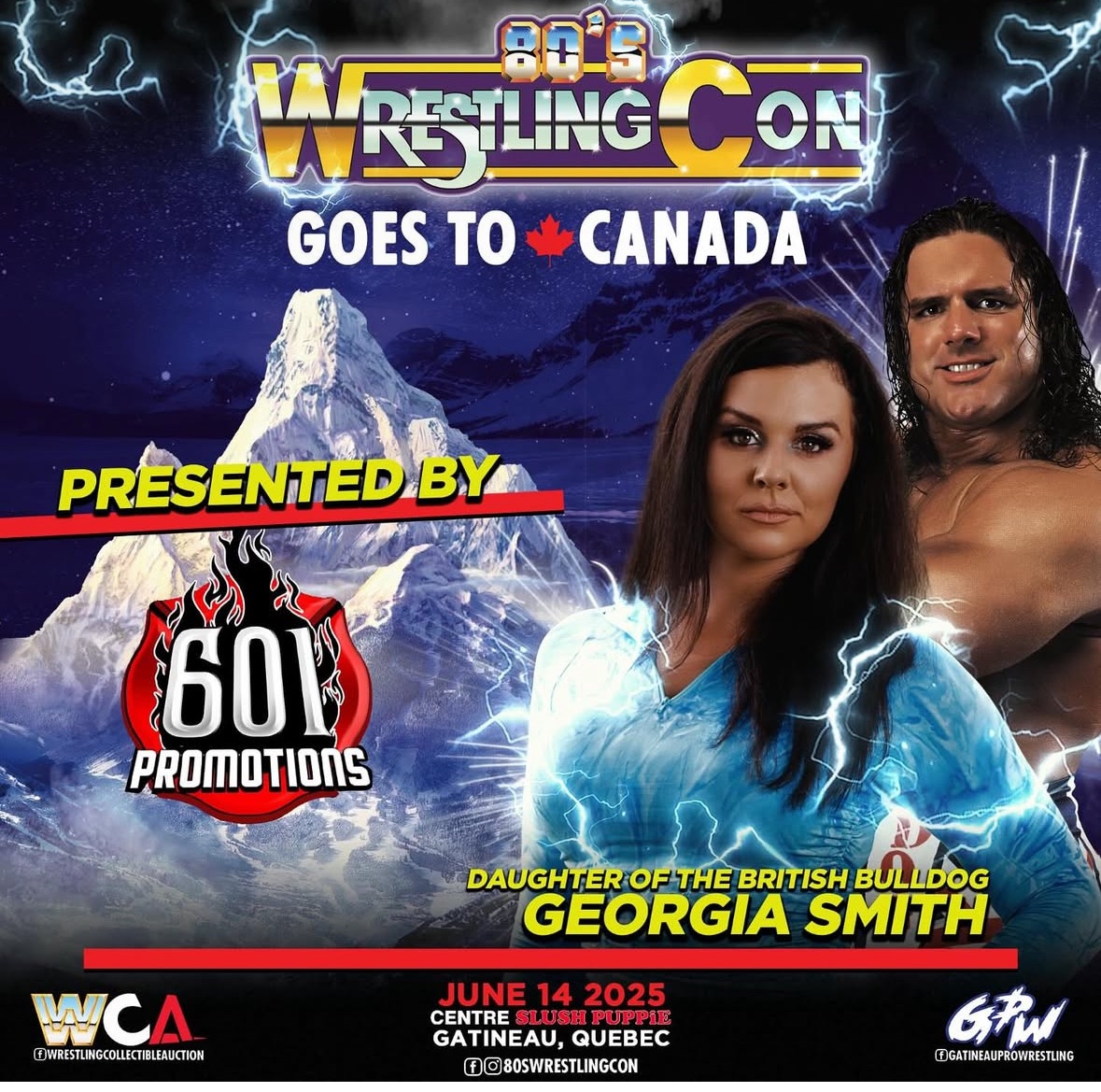 wrestling con events flyer